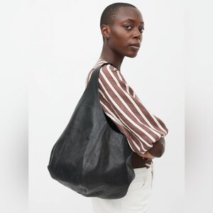 Clare V - Bando Black Leather Bucket Bag